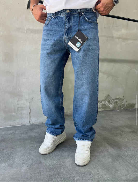 DIFRANSEL WASHED NAVY BLUE JEANS