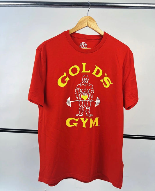 Golds Gym Logo T-shirt in Orange