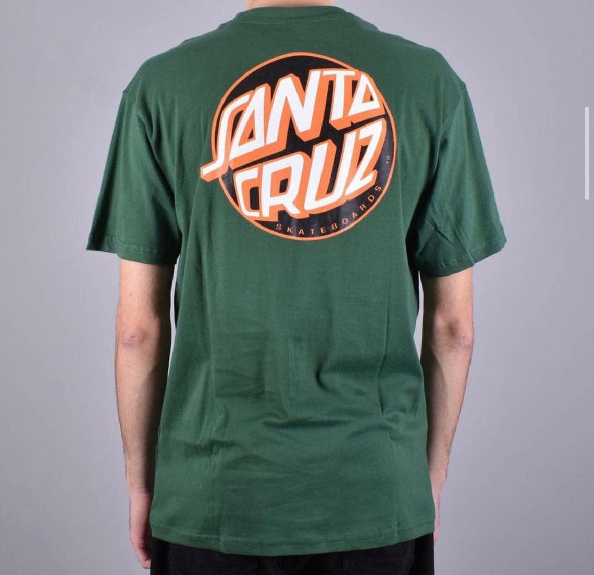 SANTA CRUZ SKATEBOARDS
Santa Cruz Skateboards Fish Eye Dot Skate T-Shirt - Forest