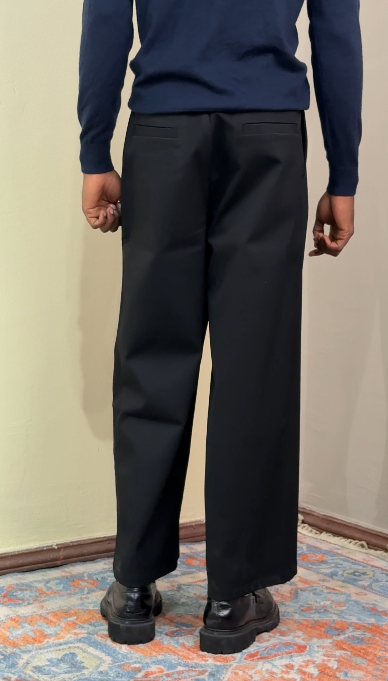 0125 COUTURE PANT IN BLACK