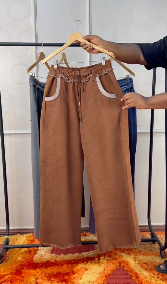 Baseless Jogger In Light Brown