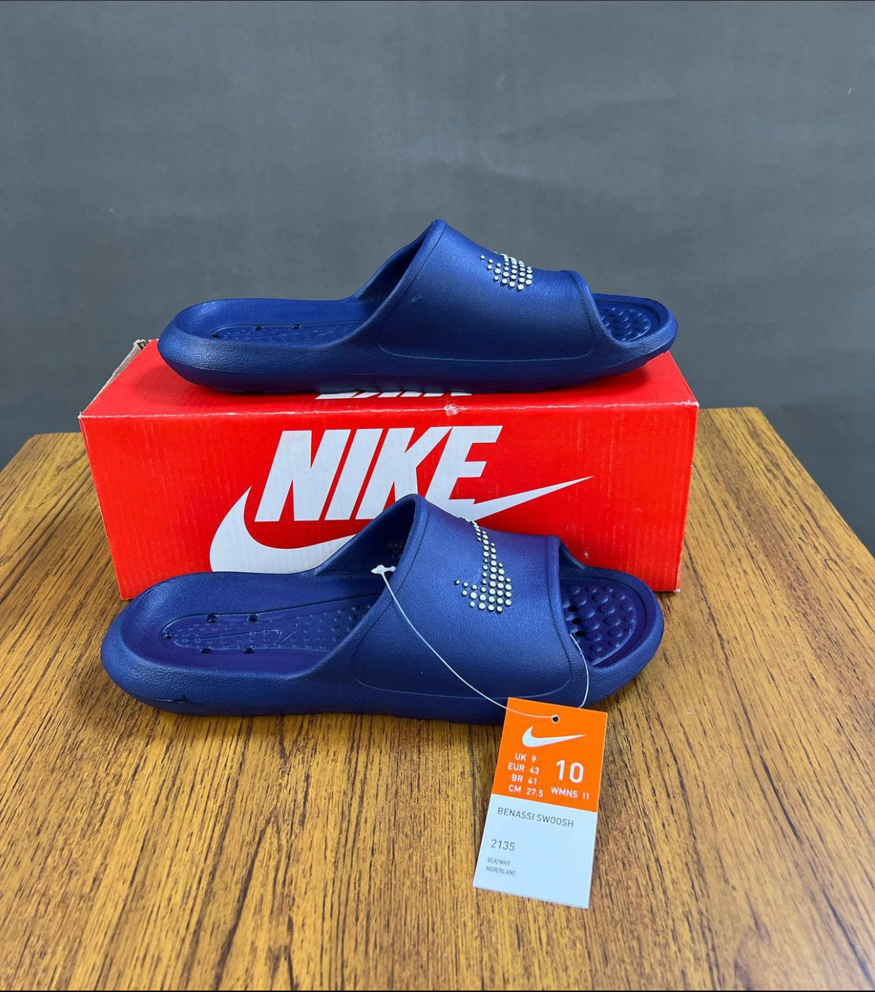 Nike benassi swoosh in navy â Zedekenterprise