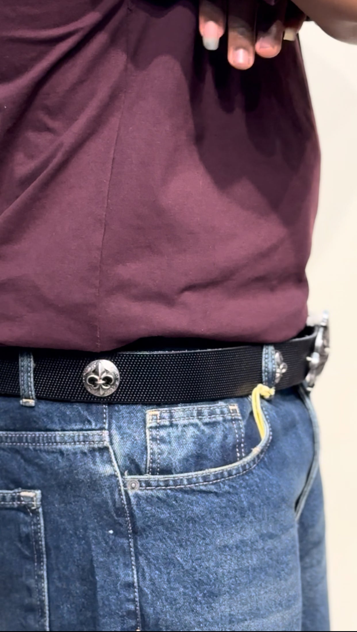 Chrome Of Heart Belt  CH/203