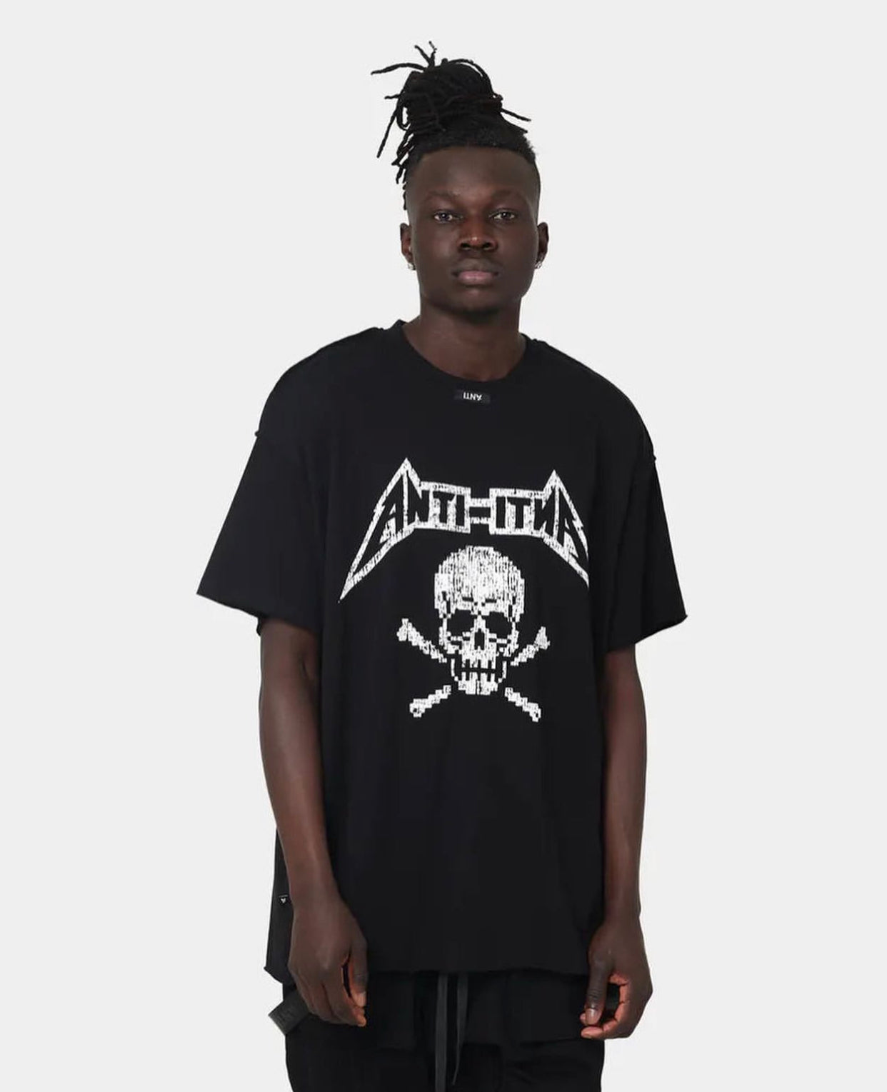 The anti order logo death metal oversized T-shirt