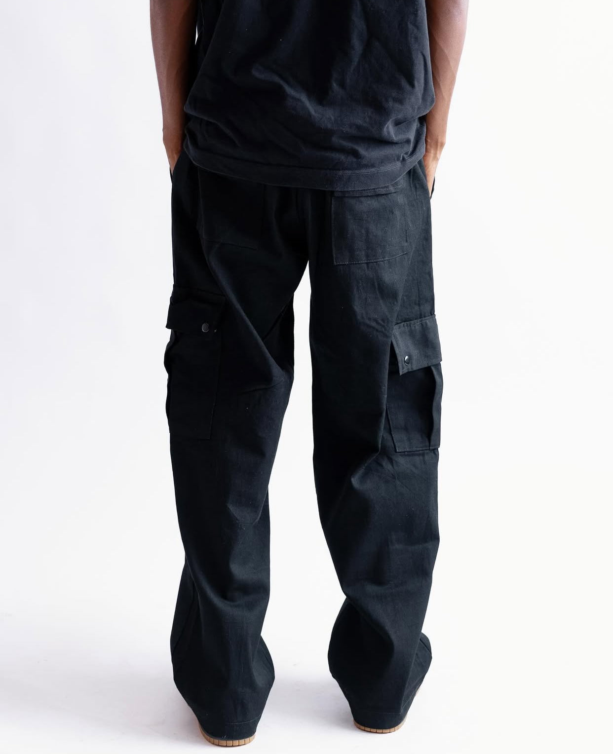 ZEDEK CARGO PANTS  IN BLACK 01