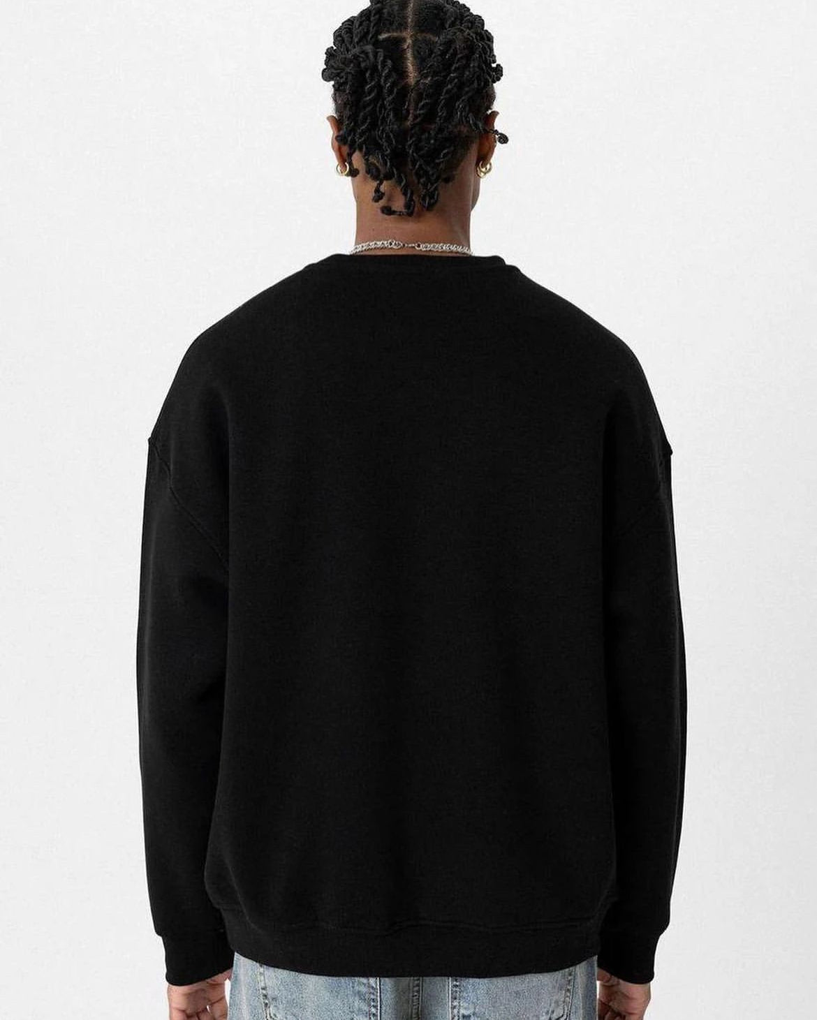 Vamos Premium Oversized Sweatshirt in black