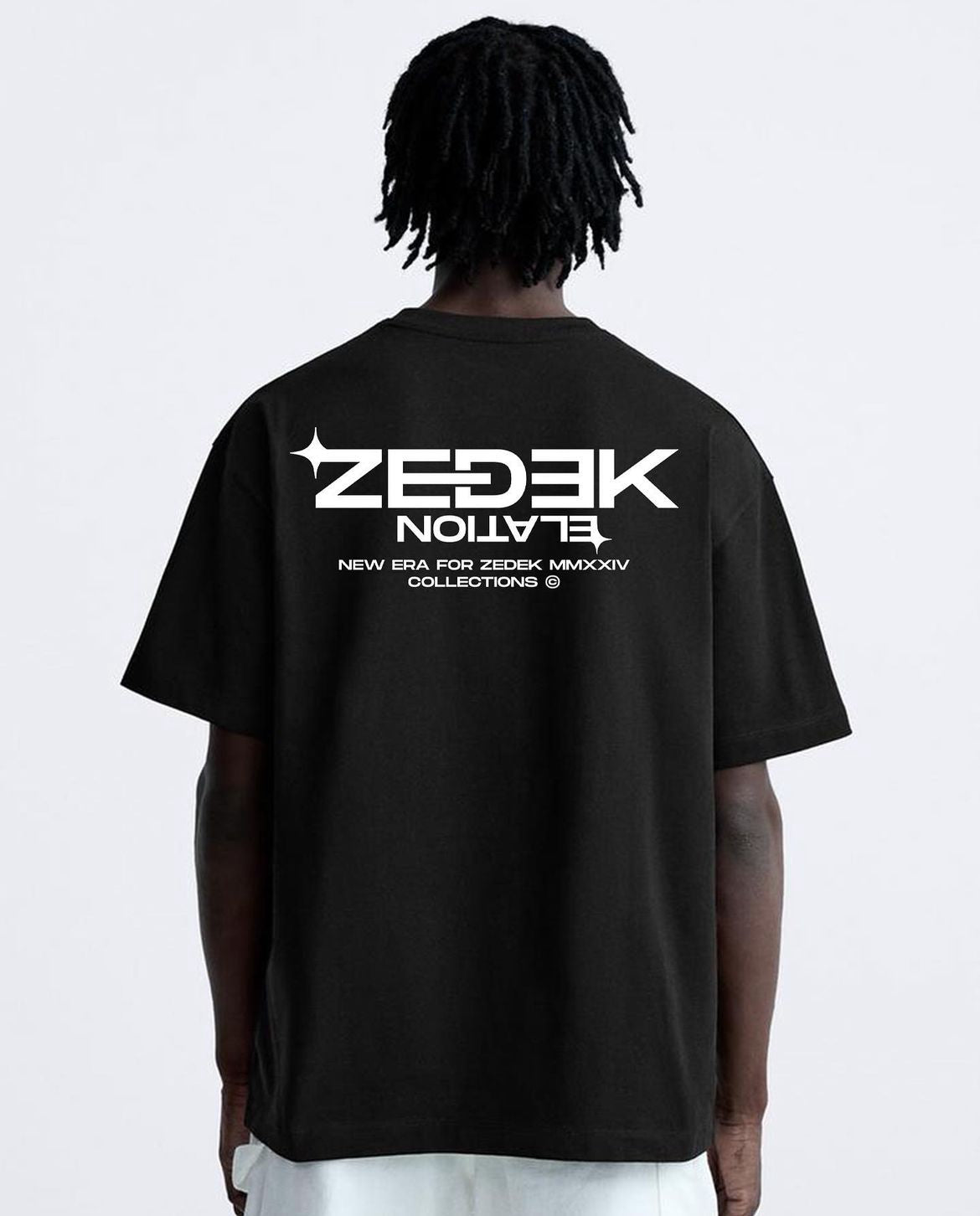 Zedek studio elation tee in black