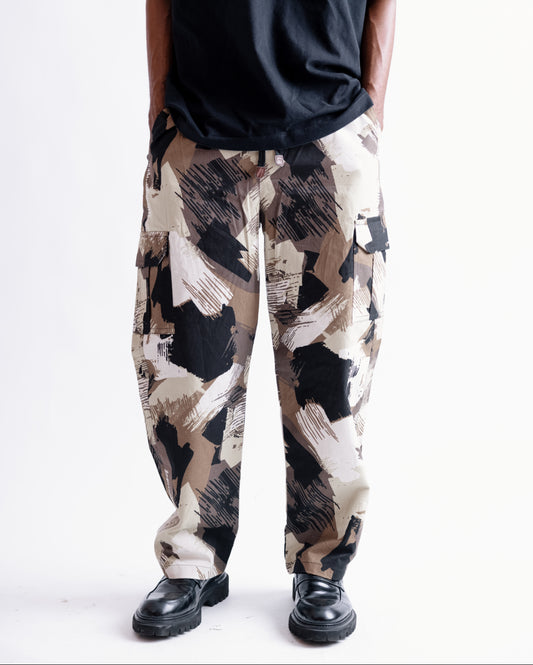 Zedek Print Cargo Pant