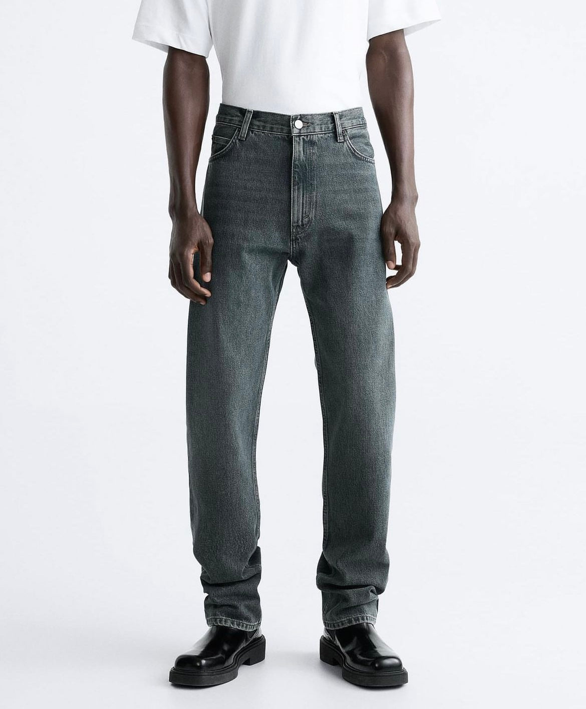 Zara High waist straight jeans