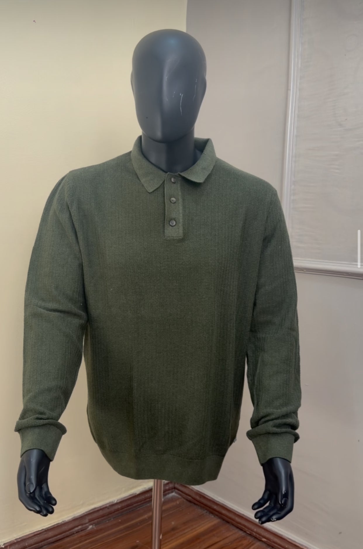 Knitted polo Longsleeve