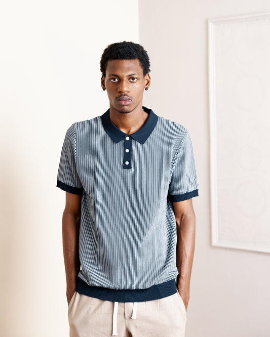 Knitted polo