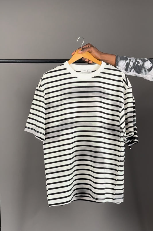 ZEDEK STRIPED POL0 WHITE F8788