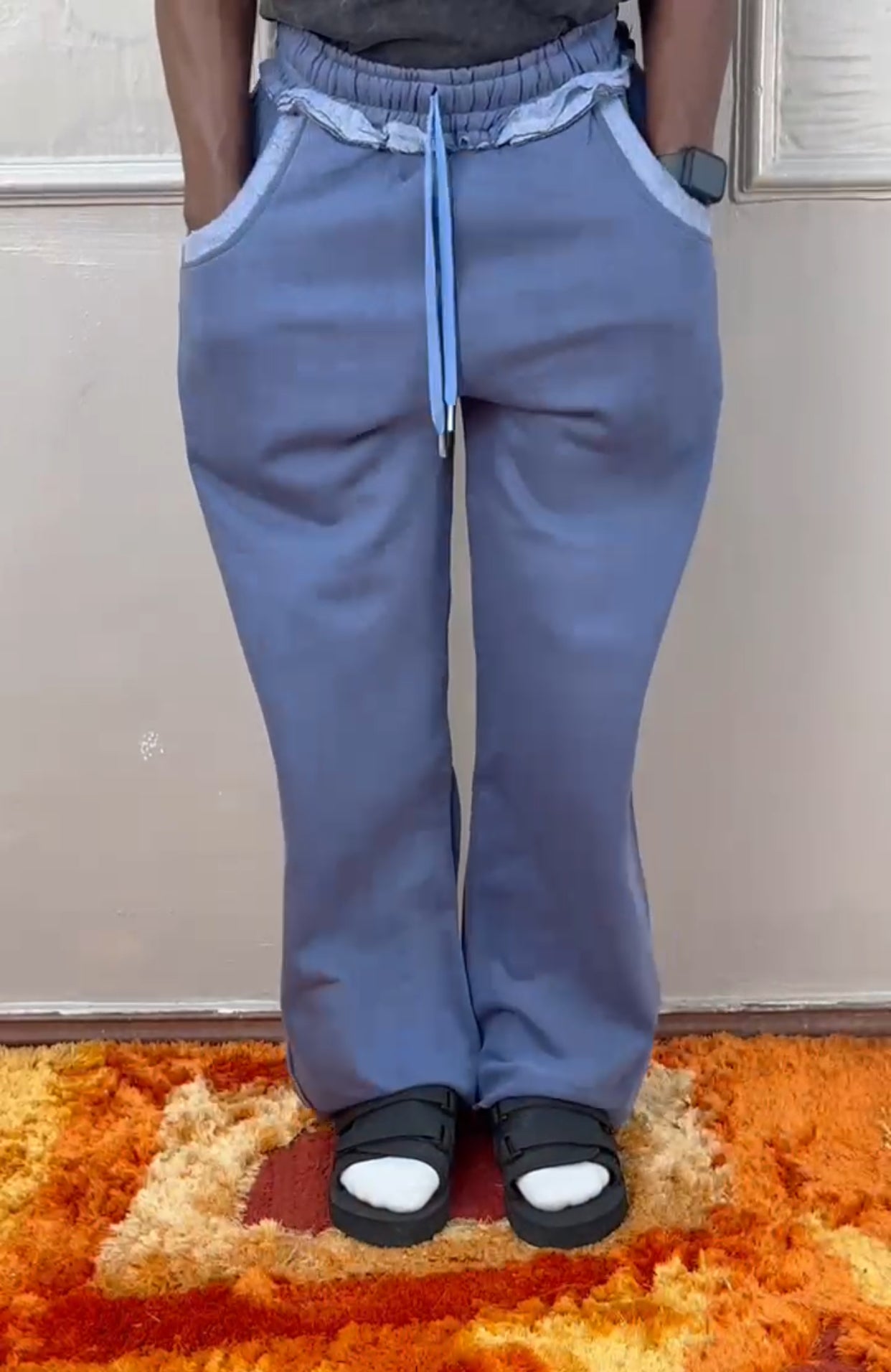 Baseless Jogger In Blue Acid