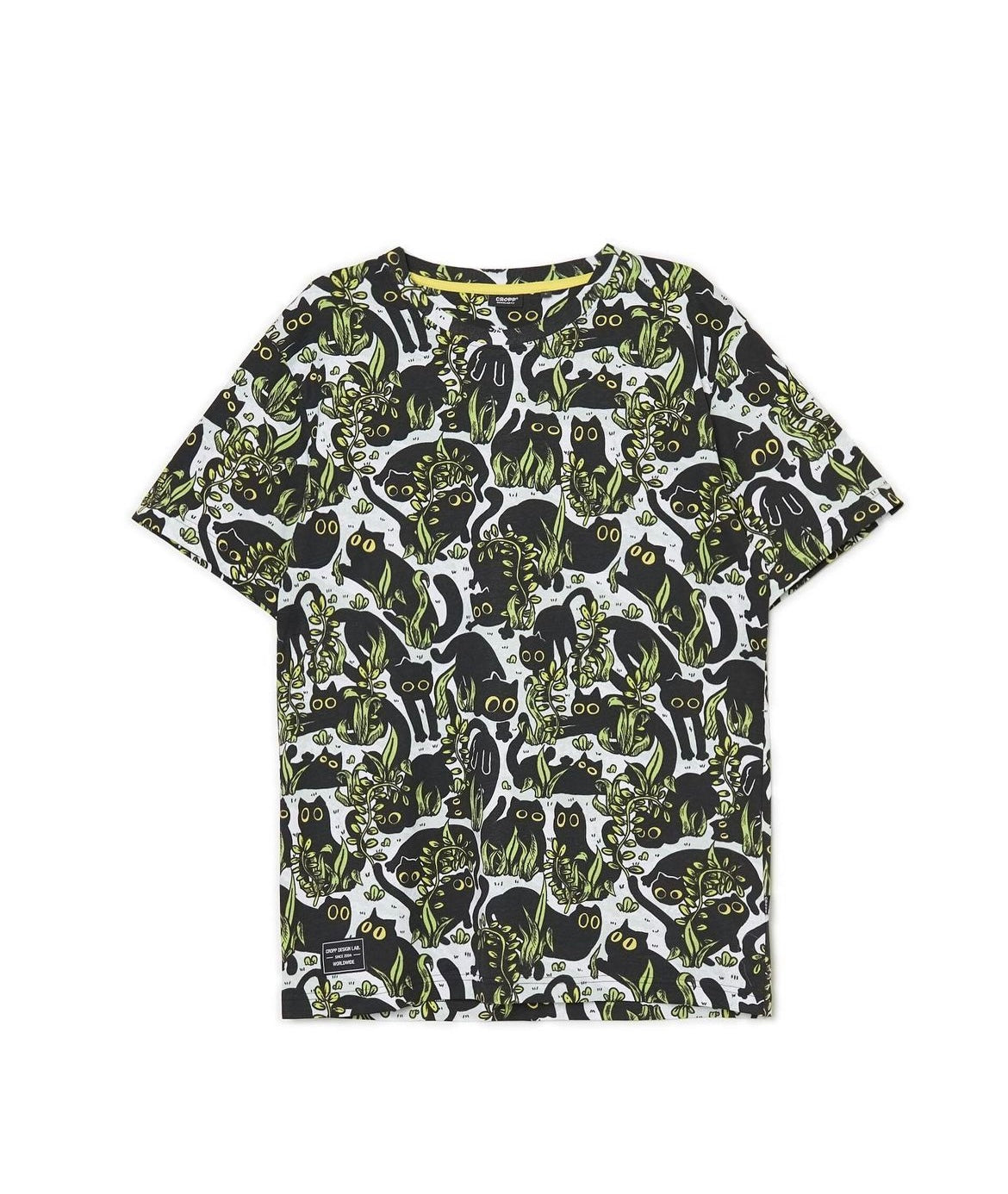 Cropp cat tee