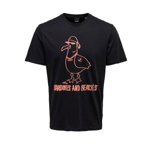 Only&Sons August Tshirt in black