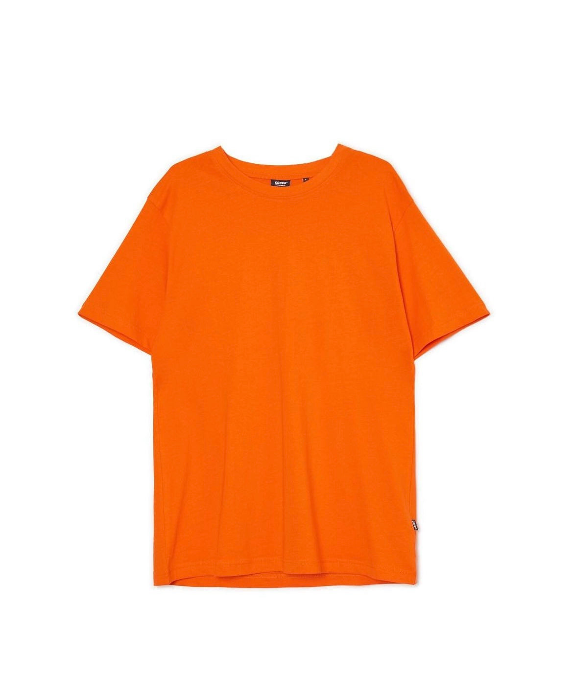 Cropp plain tee in orange