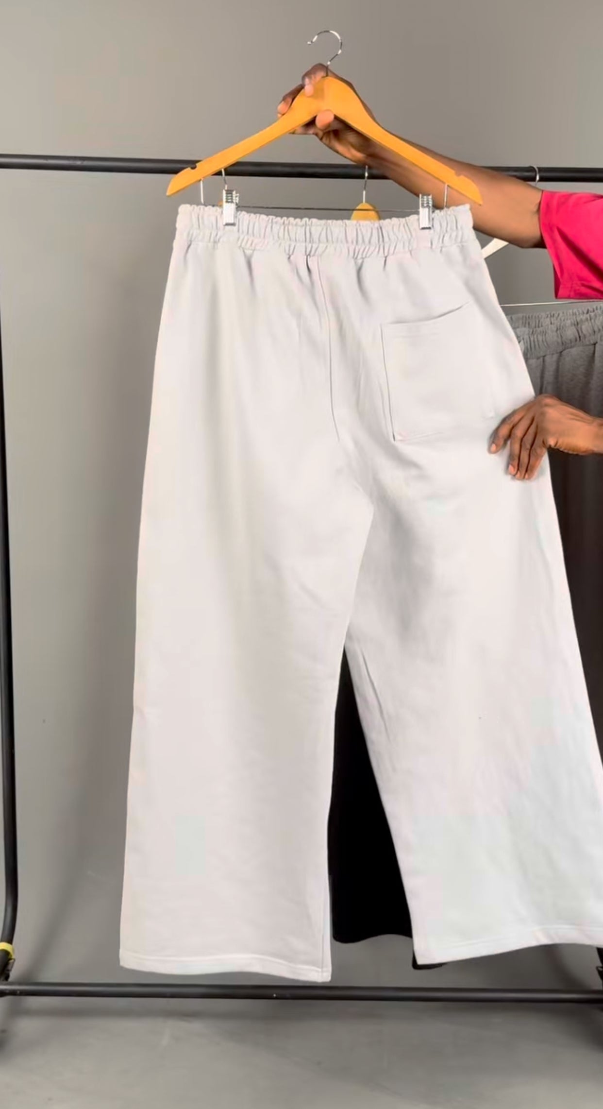 Zedek Baggy Jogger in Ash
