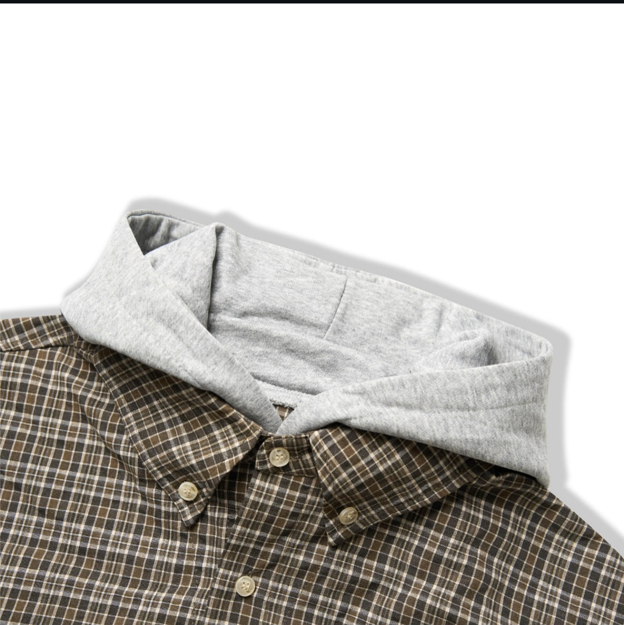 HOODIE CHECKERED SHIRT