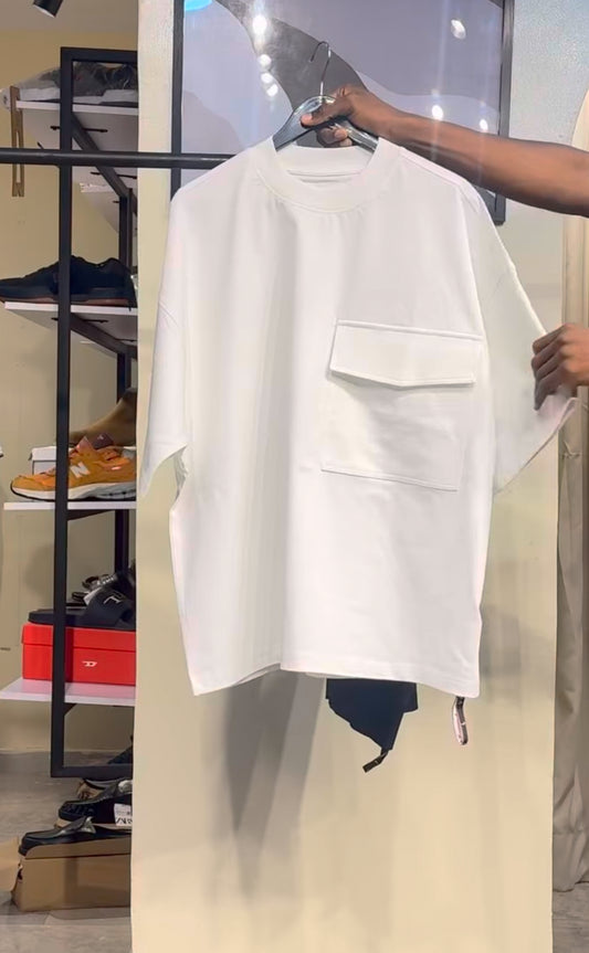 ZEDEK PLAIN SIDE POCKET TSHIRT