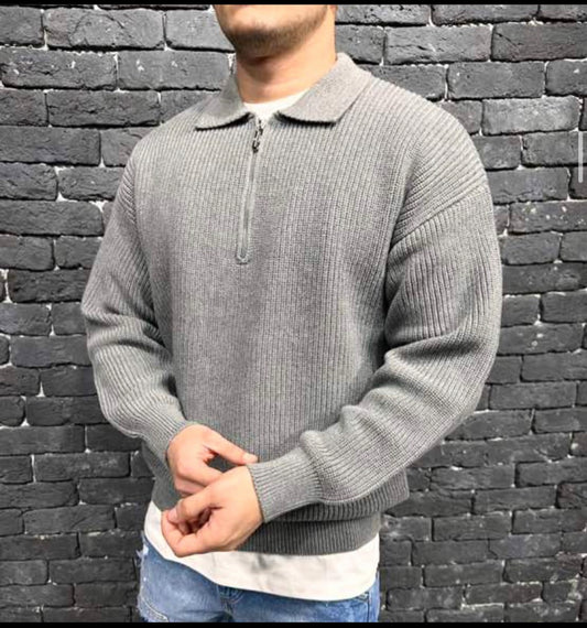 Casual knit Longsleeve pullover in any