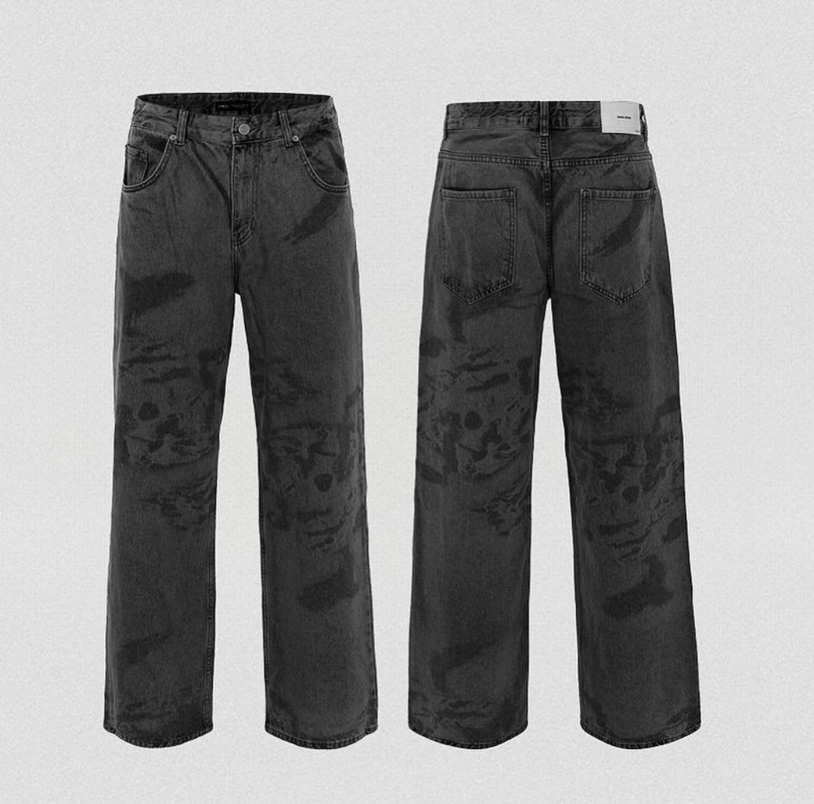 VAMOS DENIM JEANS IN BLACK