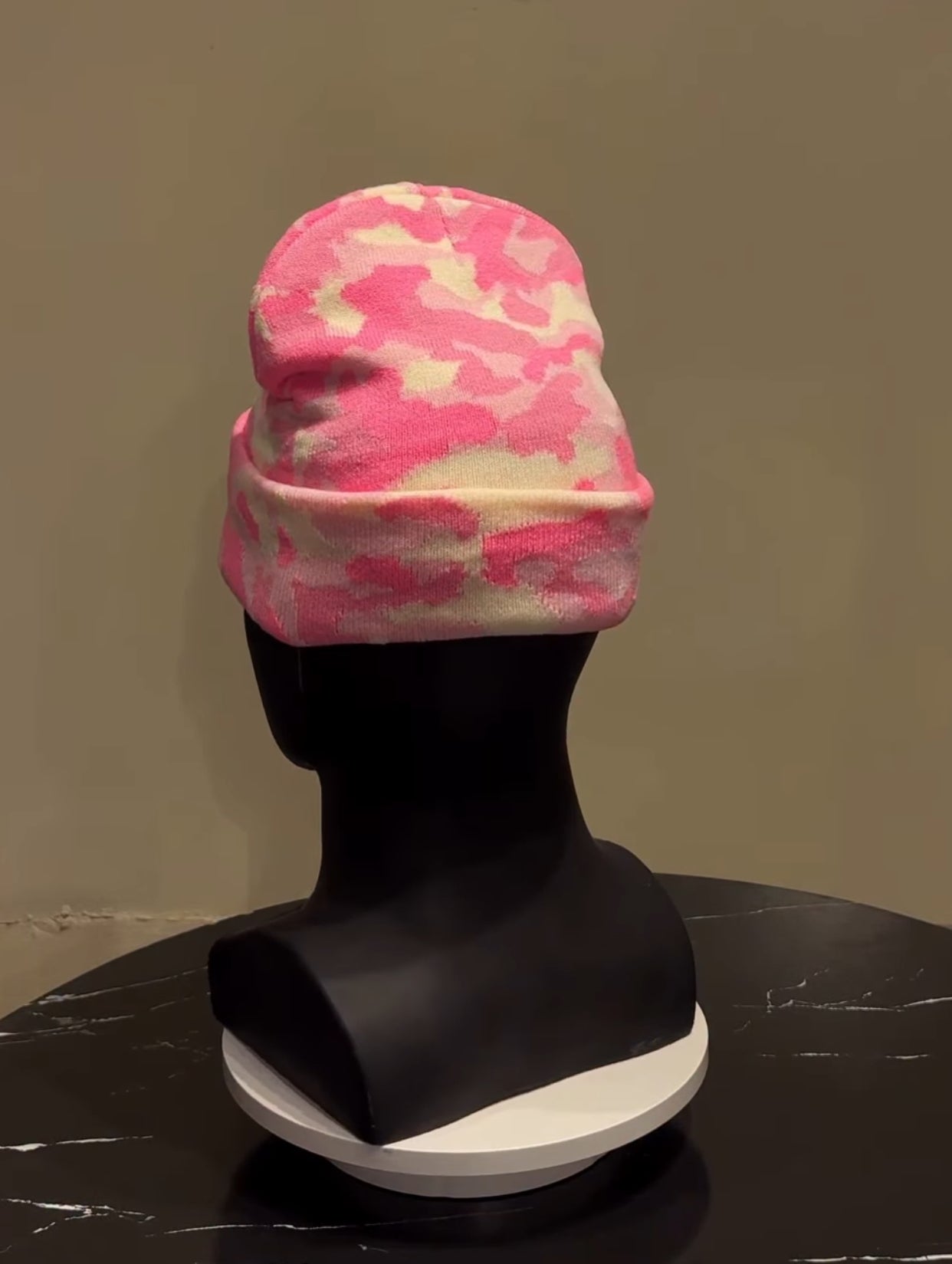 PINK CAMO BEANIE 03