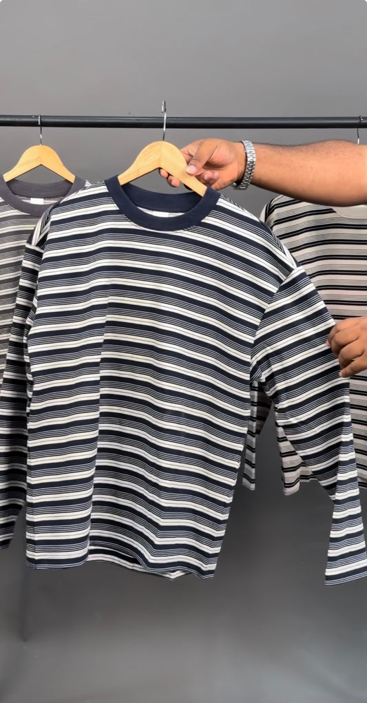 Knitted longsleeve tee black