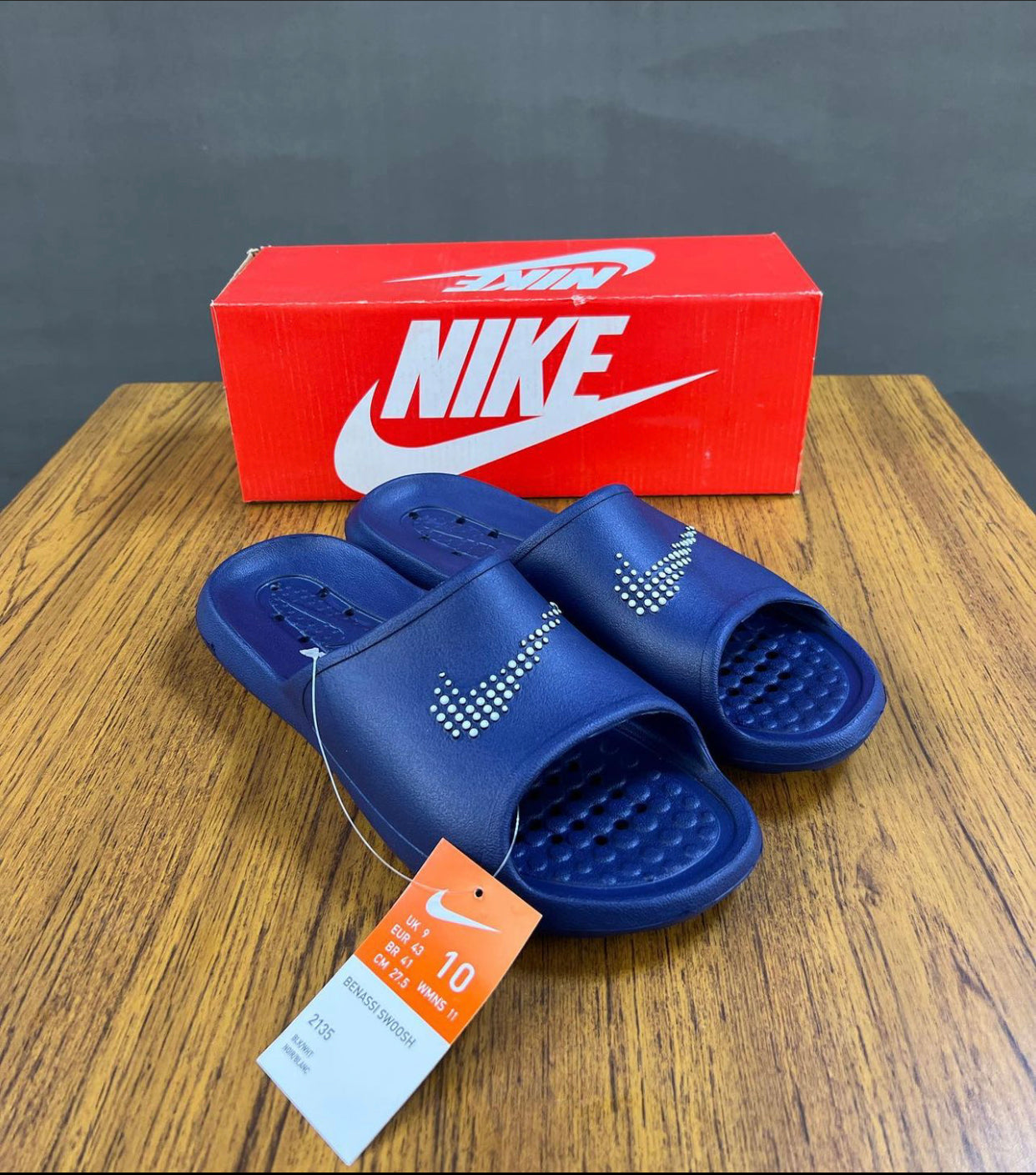 Nike benassi swoosh in navy â Zedekenterprise