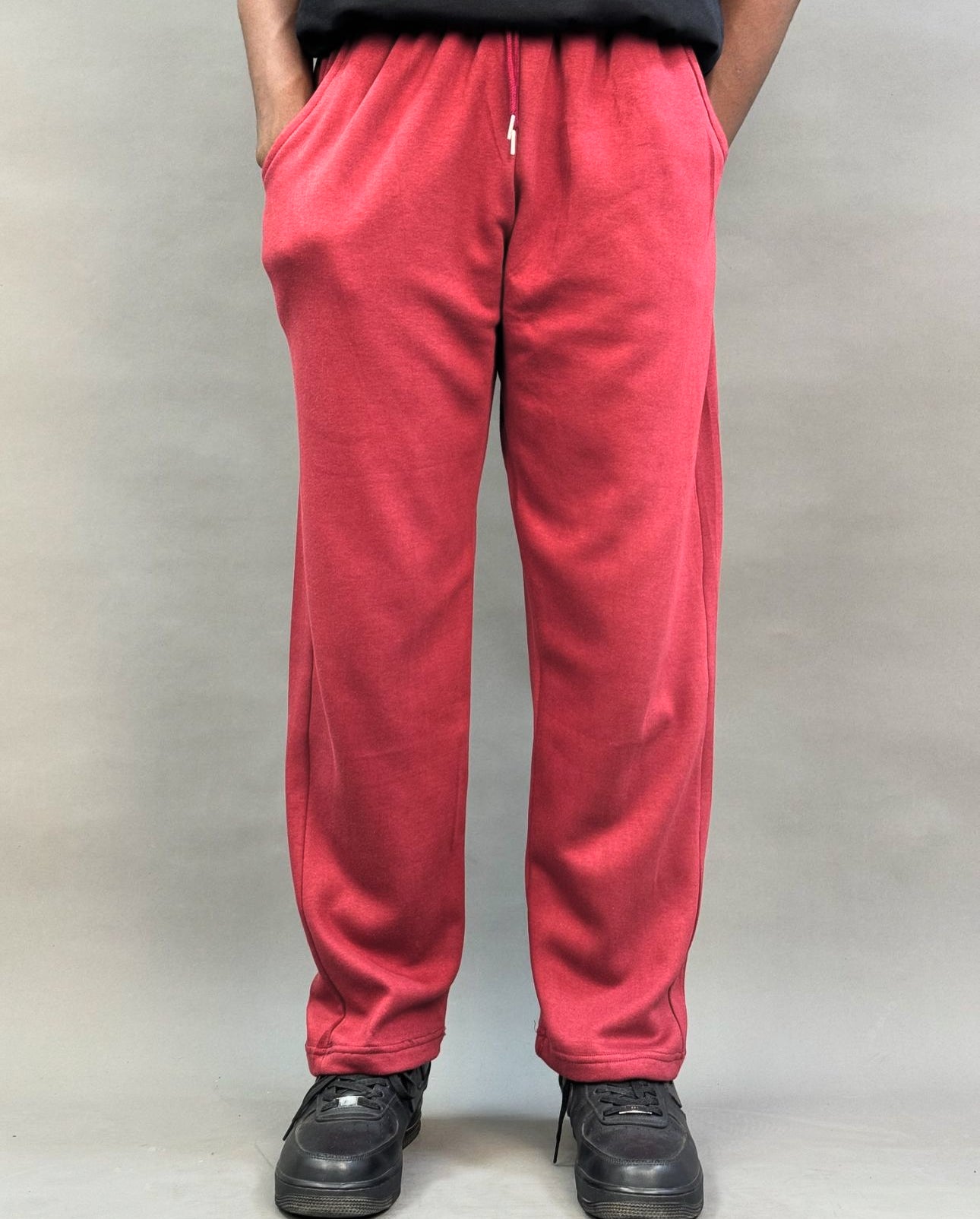 Zedek jogger pant in red