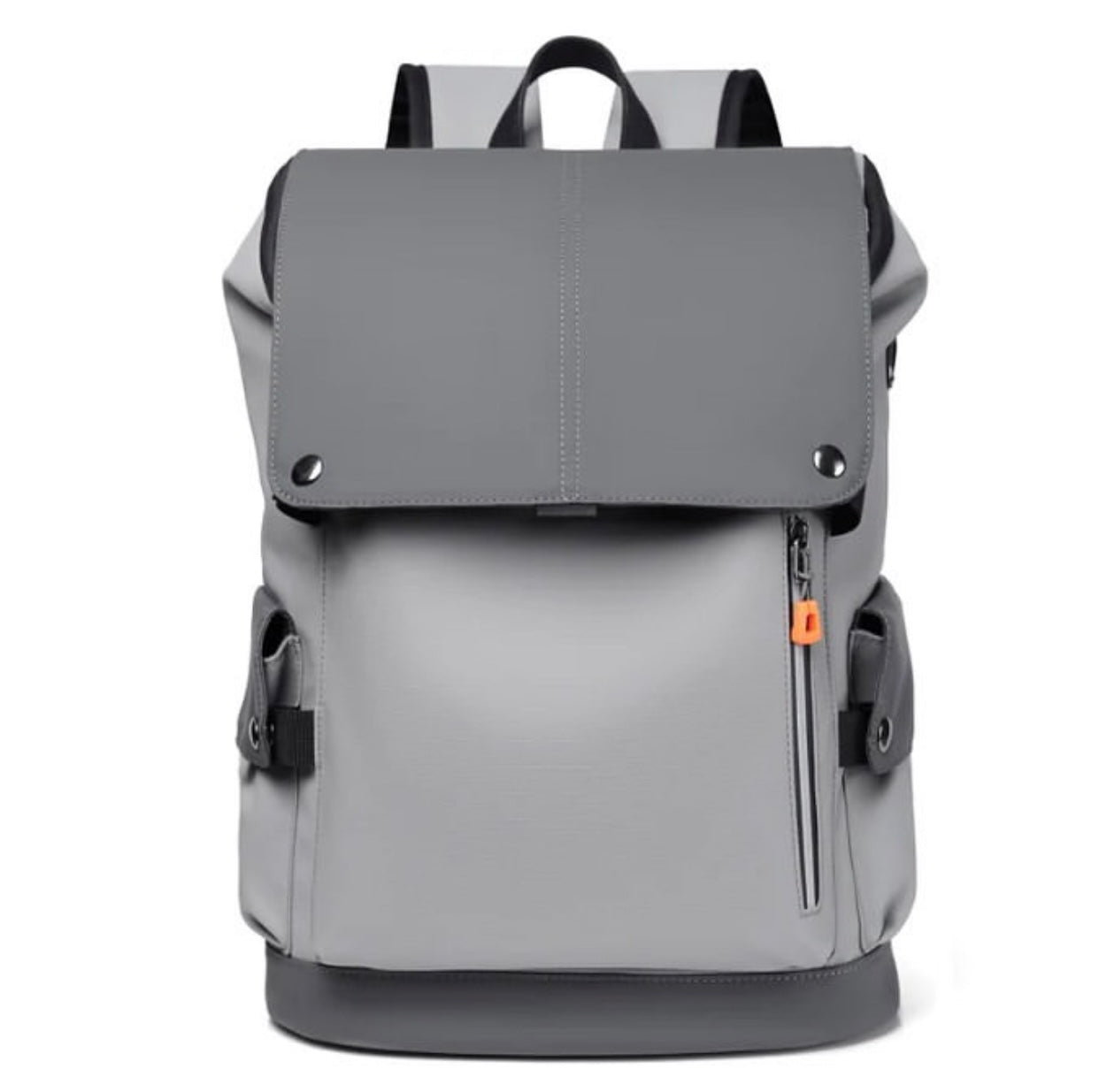 Waterproof rucksack backpack in dark grey/light grey