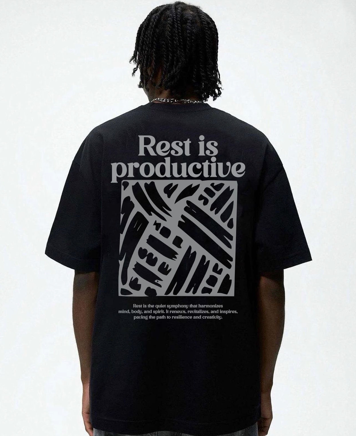 Zedek studio Rest is productive tee