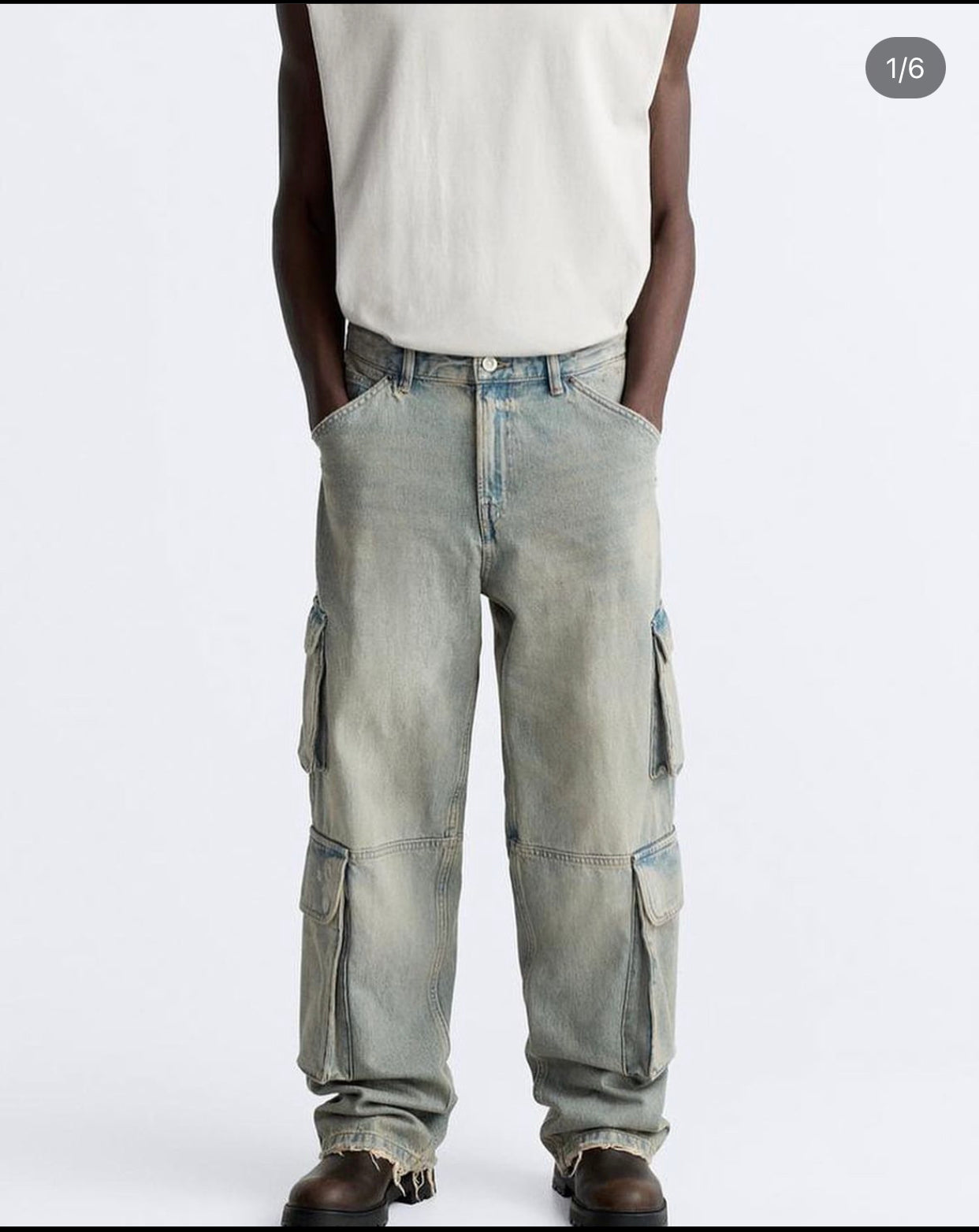 UTILITY JEANS WITH POCKETS