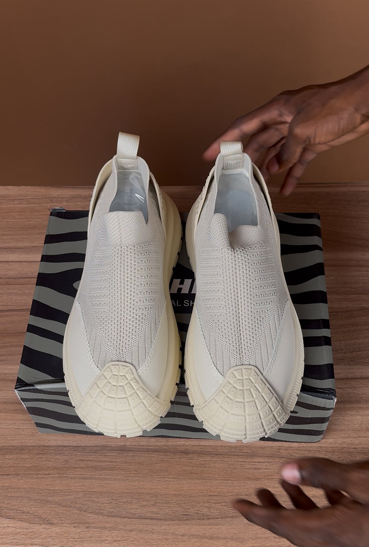 Fashion Casual trainers in Biege