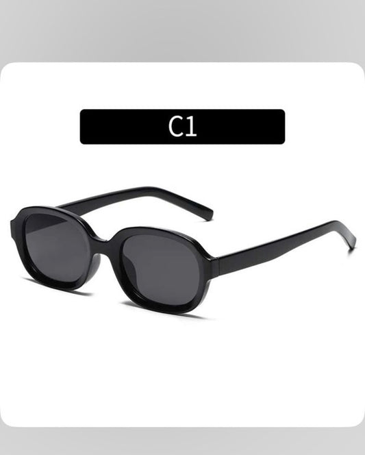 Zedek Acrylic frame sunglasses in all black