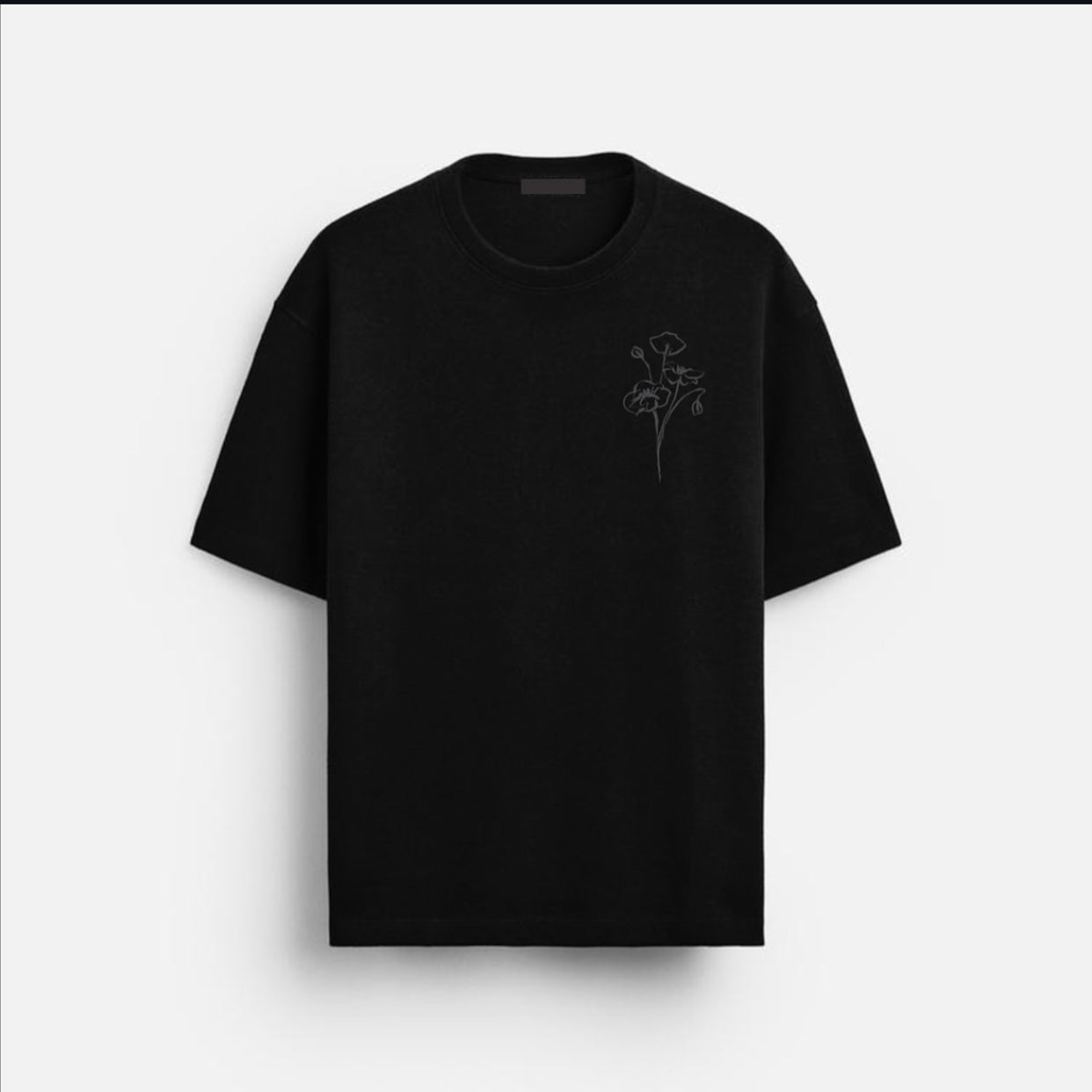 ZEDEK STUDIOS LOVE BLACK TEE