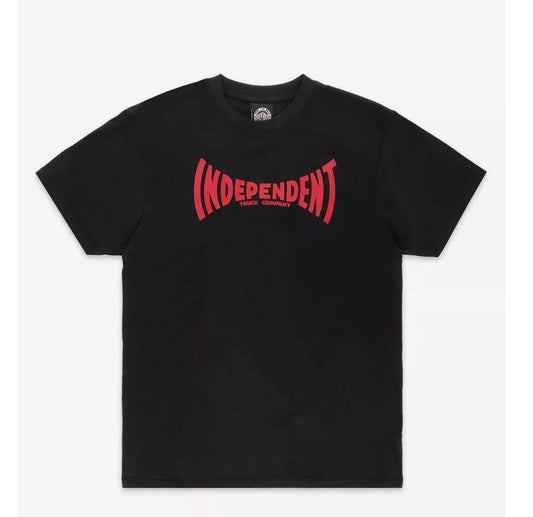 independence span logo tshirt in black