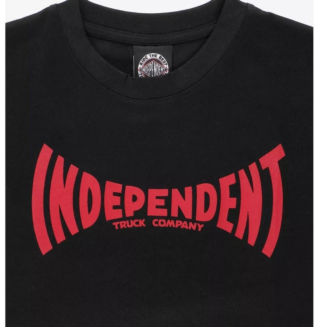 independence span logo tshirt in black