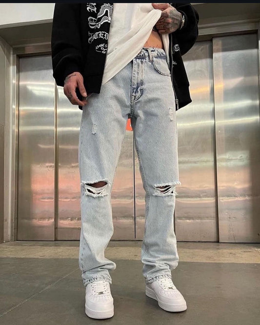 Difransel denim ripped jeans