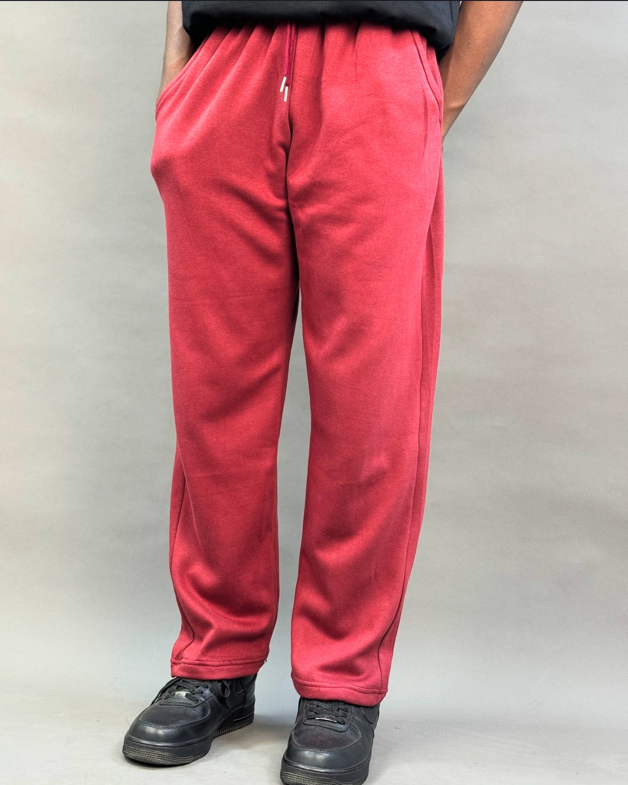 Zedek jogger pant in red