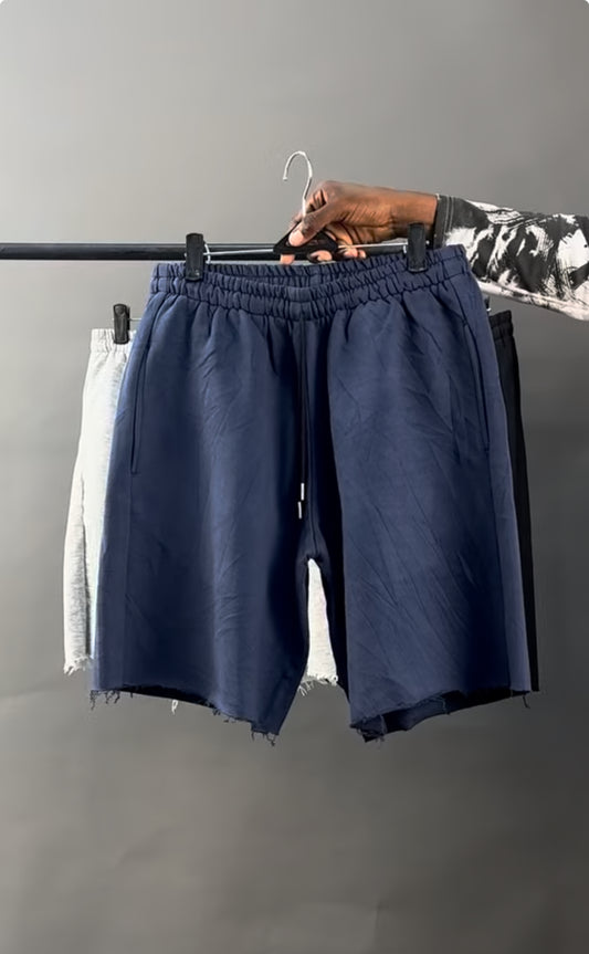 BASELESS SWEATSHORT IN BLUE