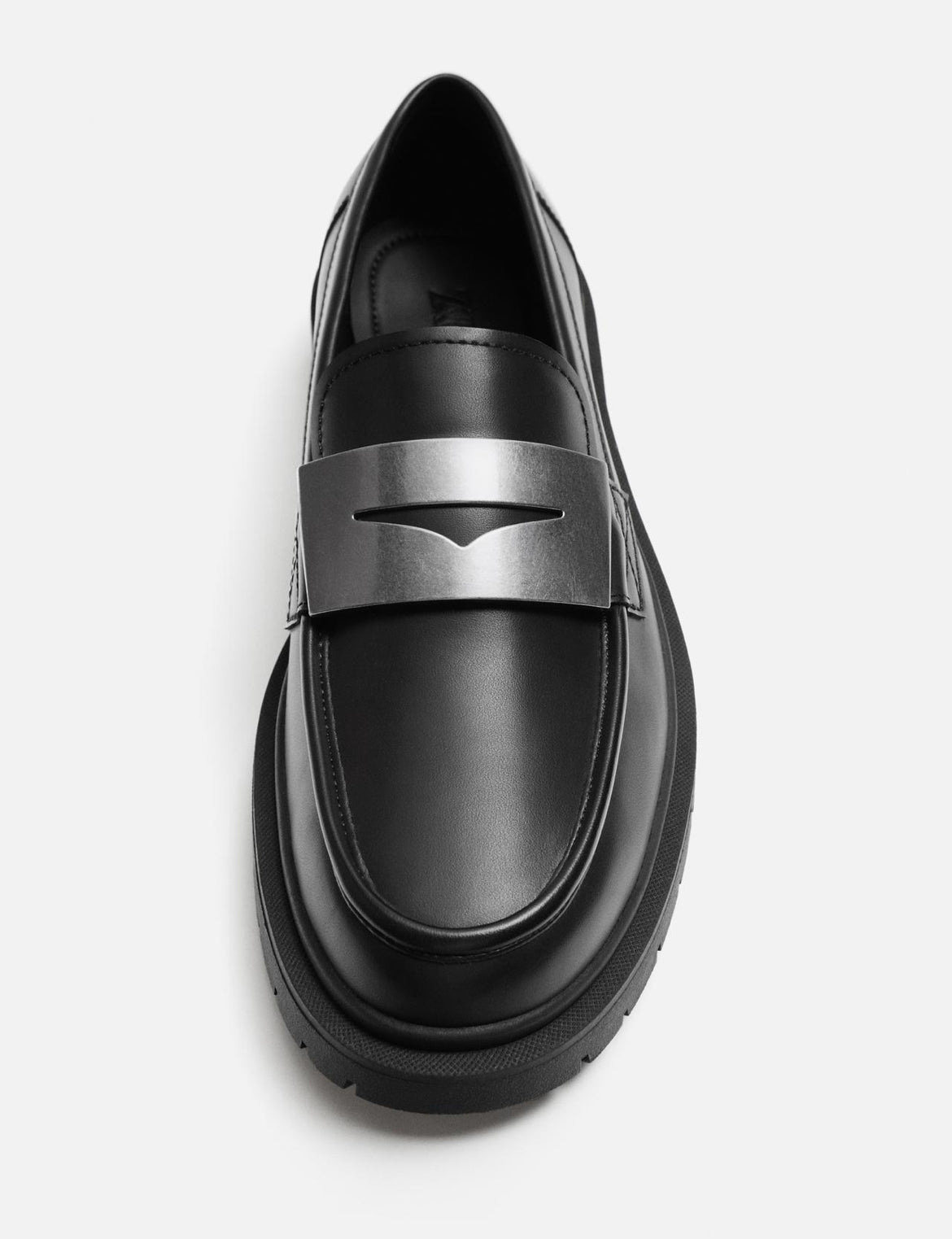 ZARA LEATHER LOAFER WITH APPLIQUÉ