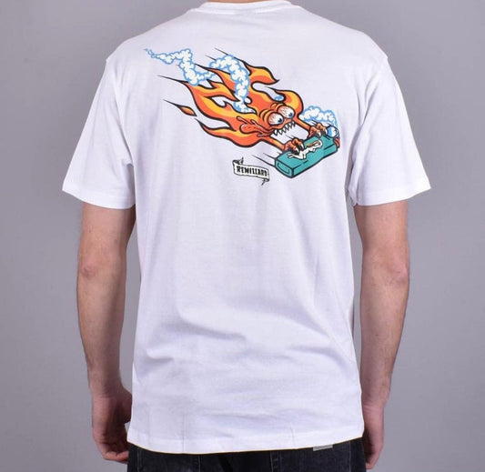 Santa Cruz Skateboards Remillard
Lit AF Skate T-Shirt - White