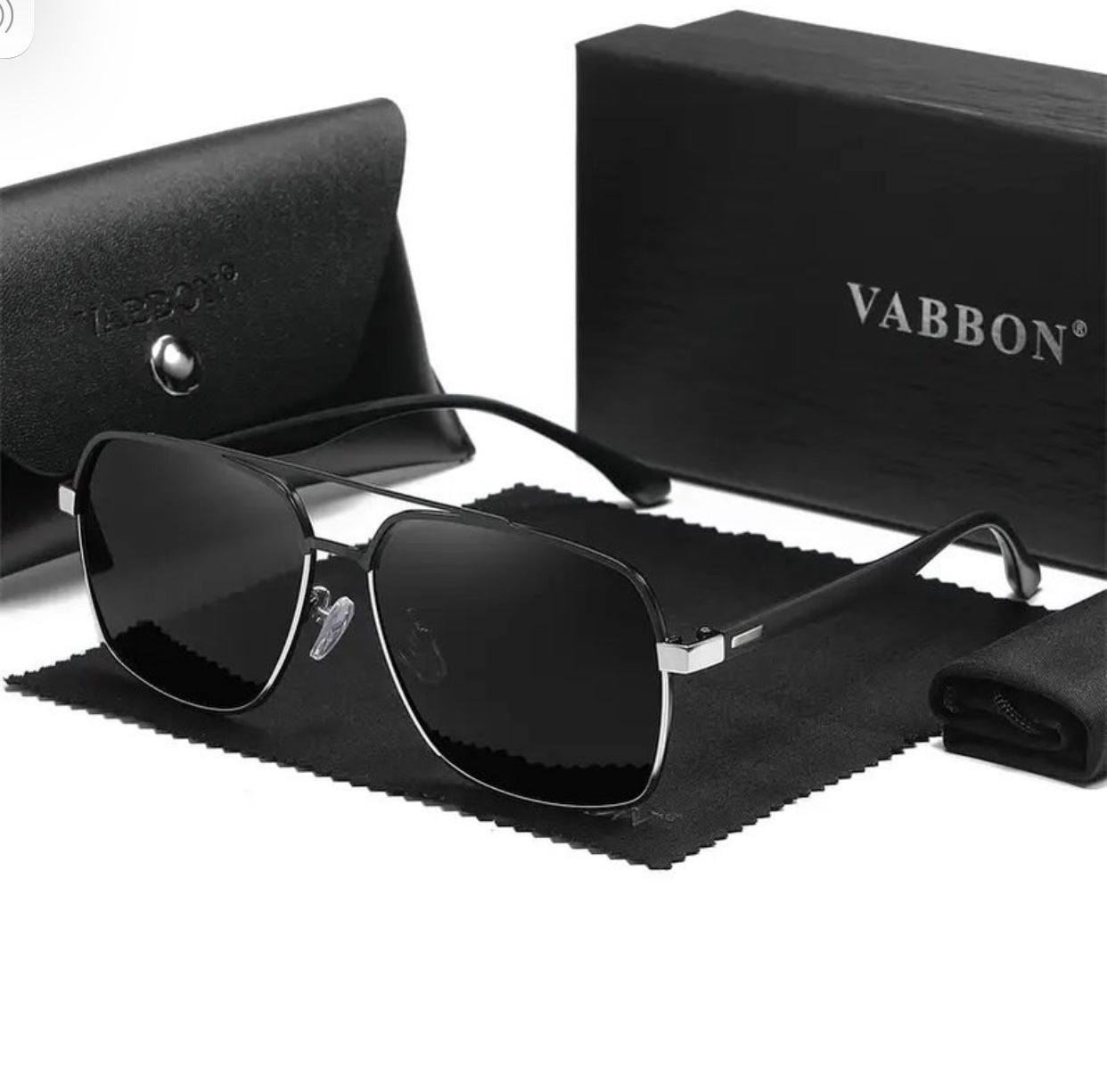 Vabbon  Hydrophobic Anti Reflective sunglasses in silver