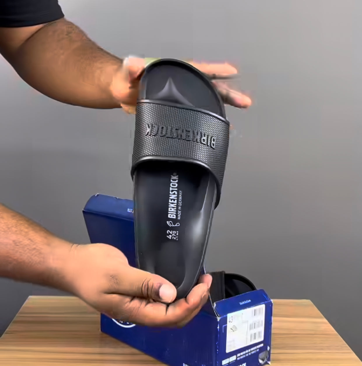 Berkinstock sliders in black