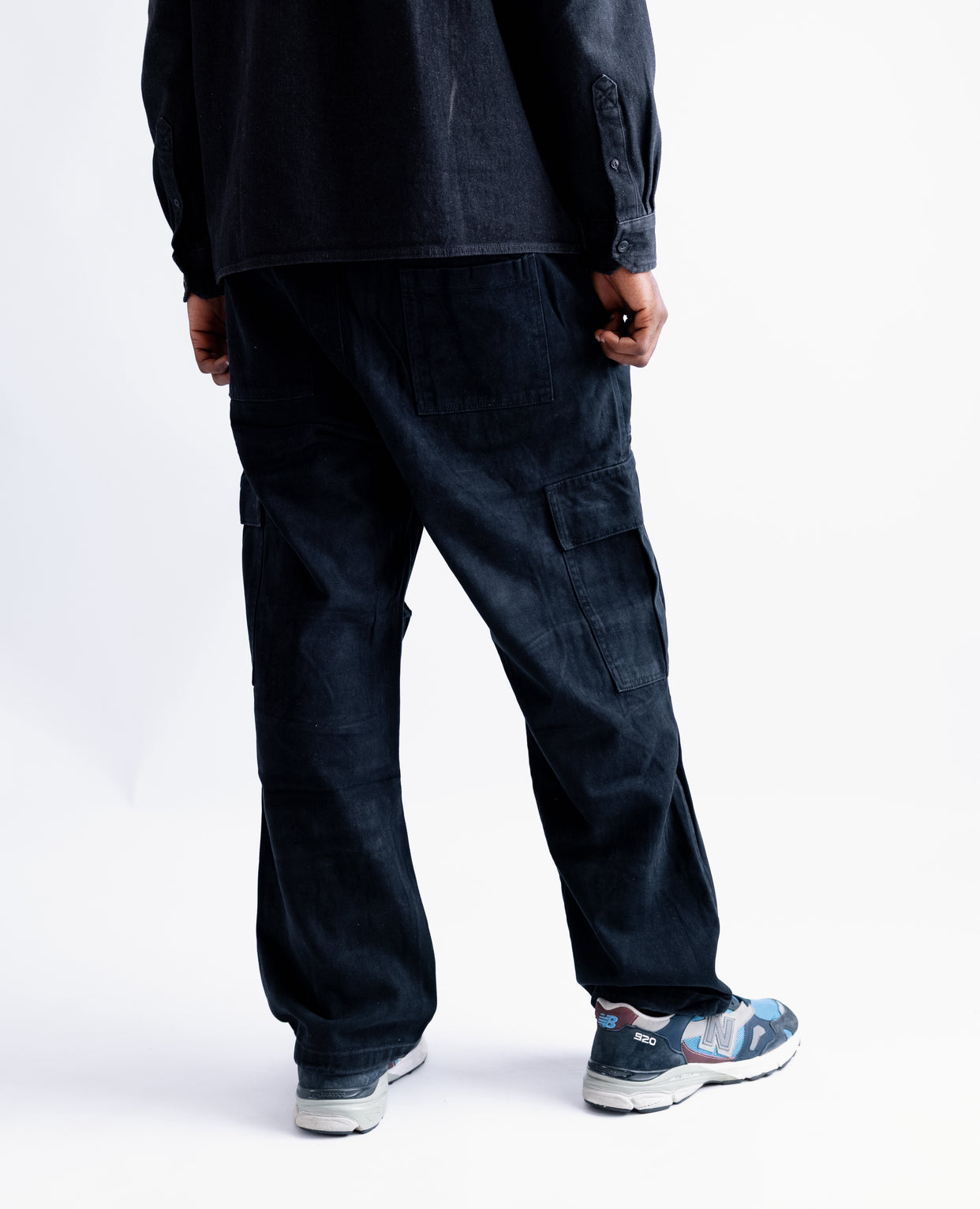 Cargo pant in black 01