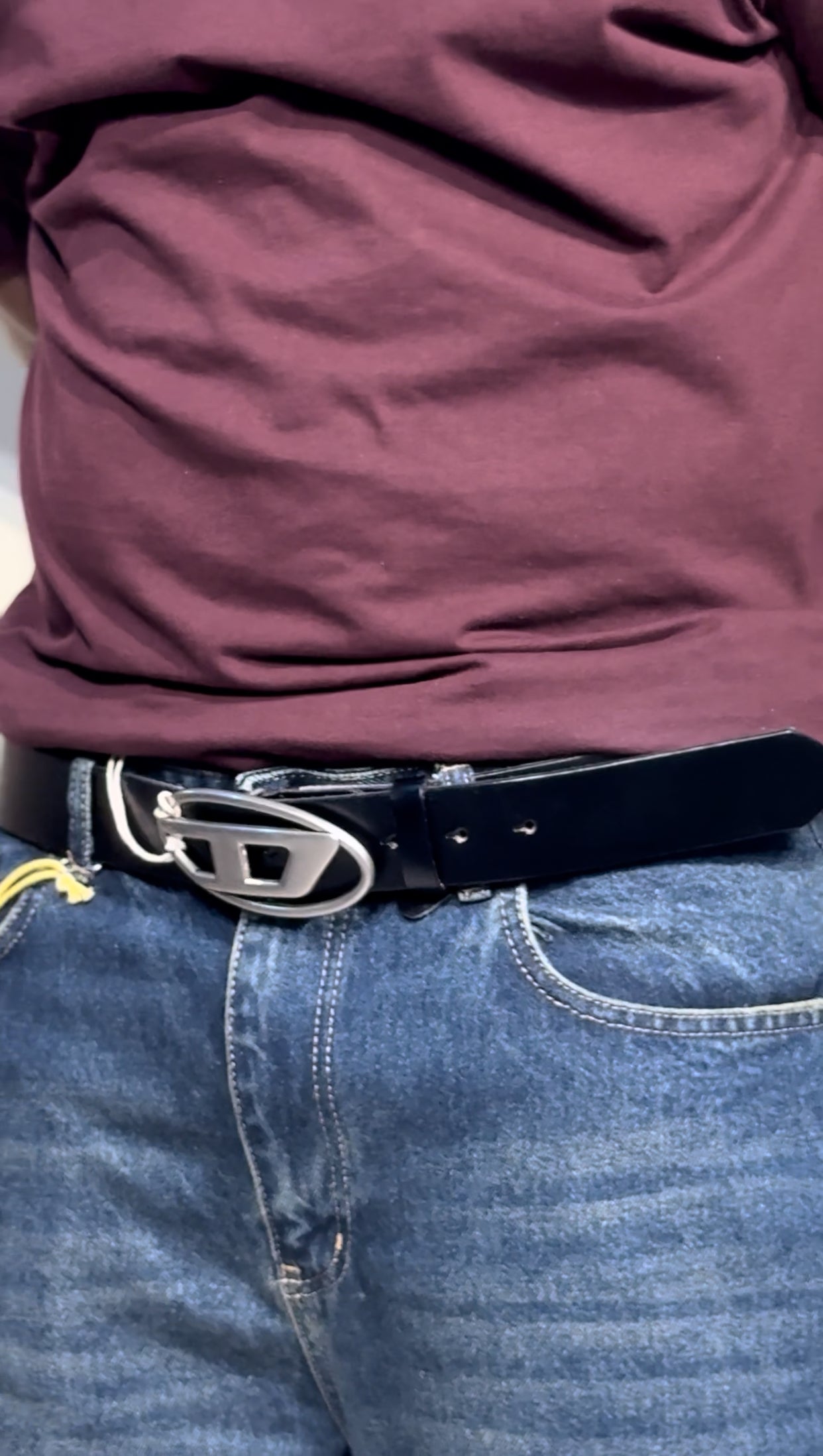 DIESEL LEATHER BELT