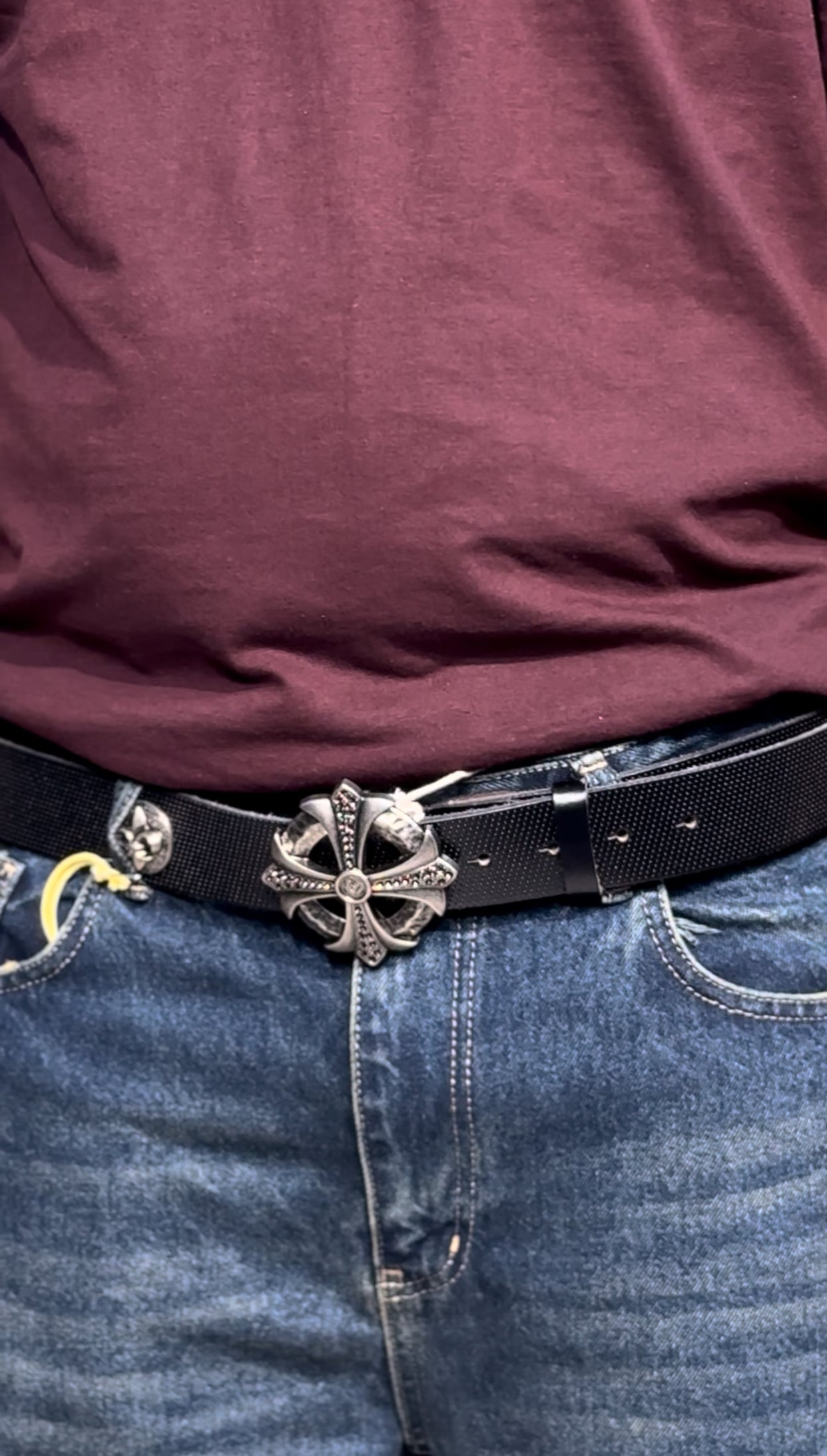 Chrome Of Heart Belt  CH/203