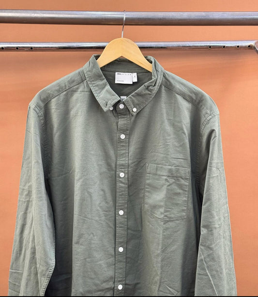 Siskin fit Oxford shirt in mid green