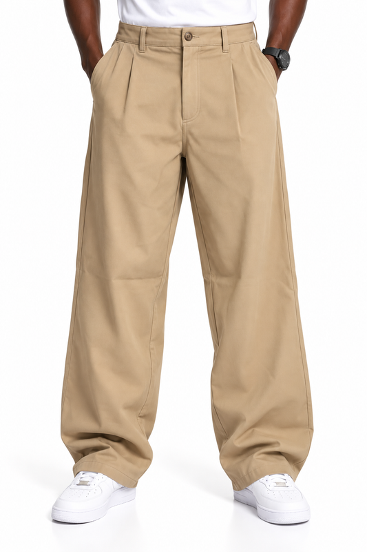 Giesto corduroy khaki pants