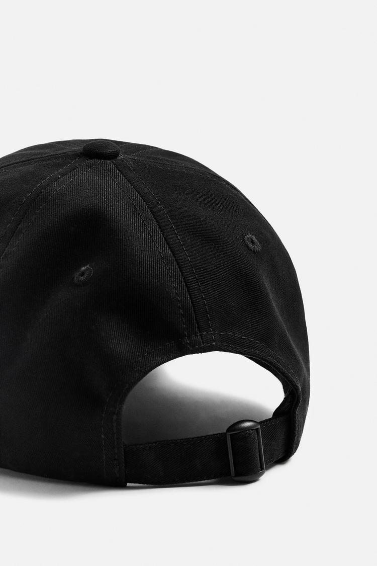 ZARA CAP WITH CONTRAST EMBROIDERY